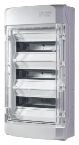 F-Tronic verdeelkast waterdicht opbouw 36modules 590x310mm IP65