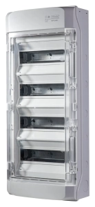 F-Tronic verdeelkast waterdicht opbouw 48modules 715x310mm IP65