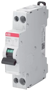 ABB installatieautomaat 1-polig+nul 16A C-kar (SN201 L-C16 2CSS245101R0164)