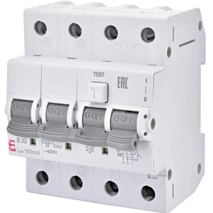 ETI aardlekautomaat 3-polig+nul 16A C-kar 30mA (431001163)