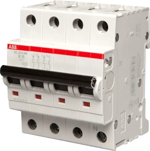 ABB krachtgroep 3-polig+nul 16A B-kar (2CDS253120R0165)