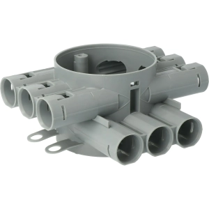 Attema centraaldoos hol plafond rond 16/19 mm grijs (CH60R)