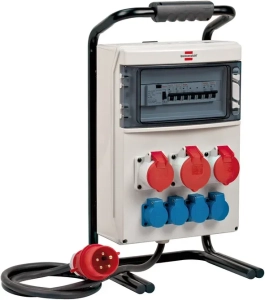 Brennenstuhl stroomverdeler 7-voudig 5-polig 400V 32A IP44