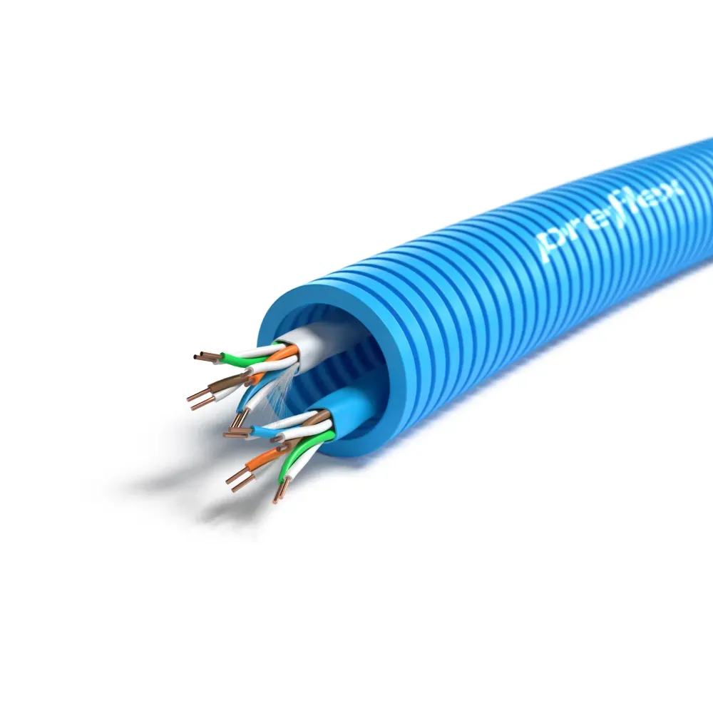 Pipelife flexibele buis 2x data UTP Cat5e 20mm rol 100 meter