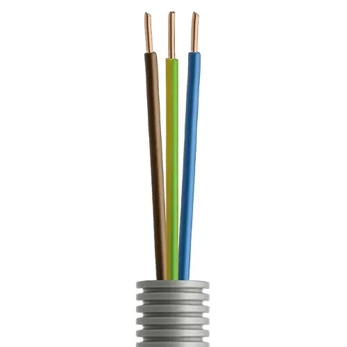 Flexibele buis VD draad 3x2.5mm2 en 2x1.5mm - 16mm per rol 100 meter