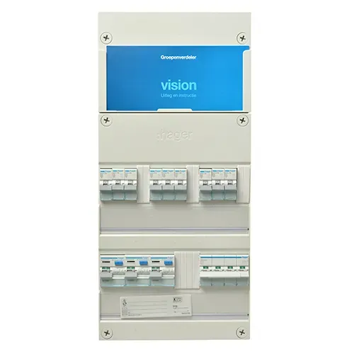Hager 3-fase groepenkast 9 groepen (ZBH93F)