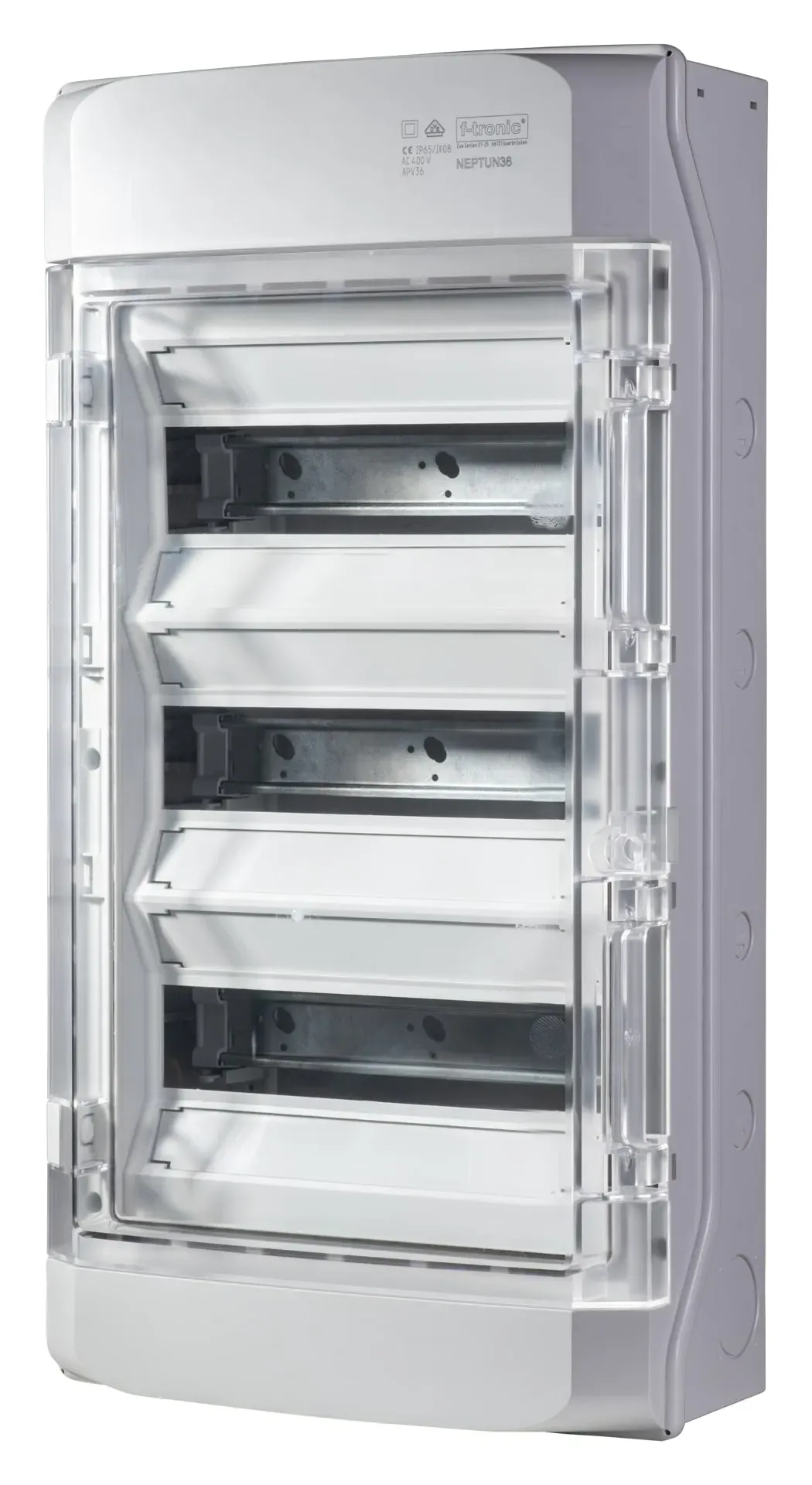 F-Tronic verdeelkast waterdicht opbouw 36modules 590x310mm IP65