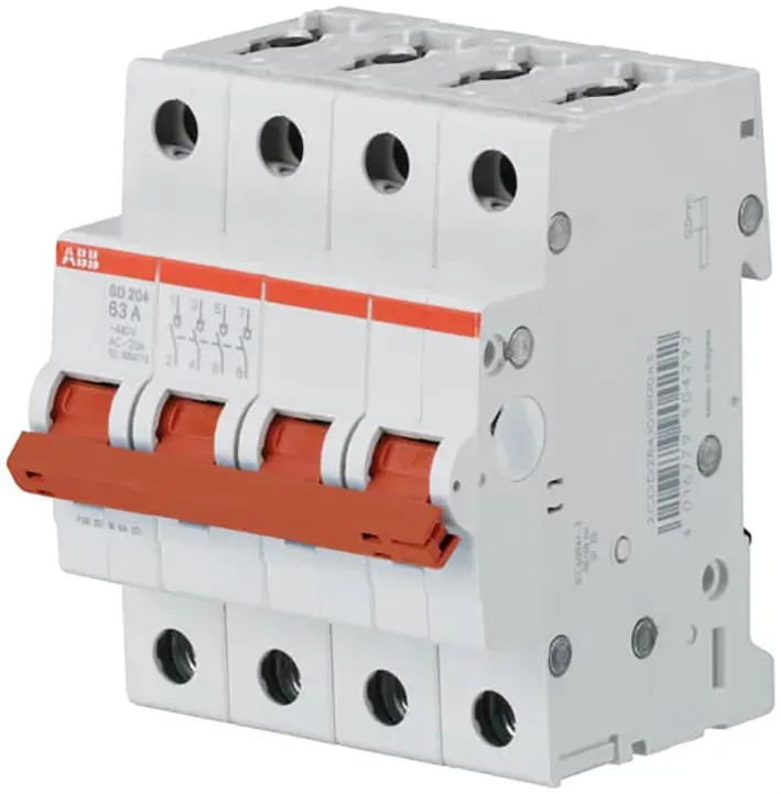 ABB hoofdschakelaar 40A 4-polig SD204/40