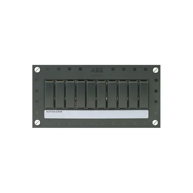 ABB HAF Hafonorm installatiekast leeg 220x110mm leeg 10 modulen met sleuf 177mm