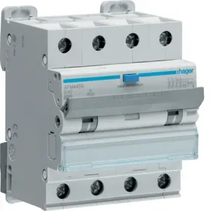 Hager aardlekautomaat 4-polig 40A B-kar 300mA (AFM440G)