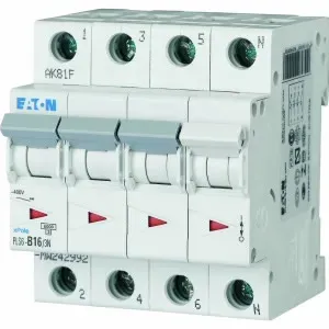Eaton krachtgroep 3-polig+nul 16A C-kar (PLS6-C16)
