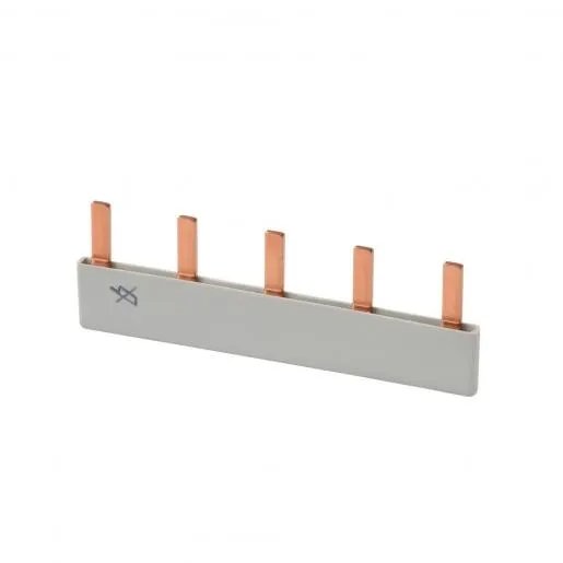 Eaton kamrail 18mm 5-pins vlak geïsoleerd - 6042813