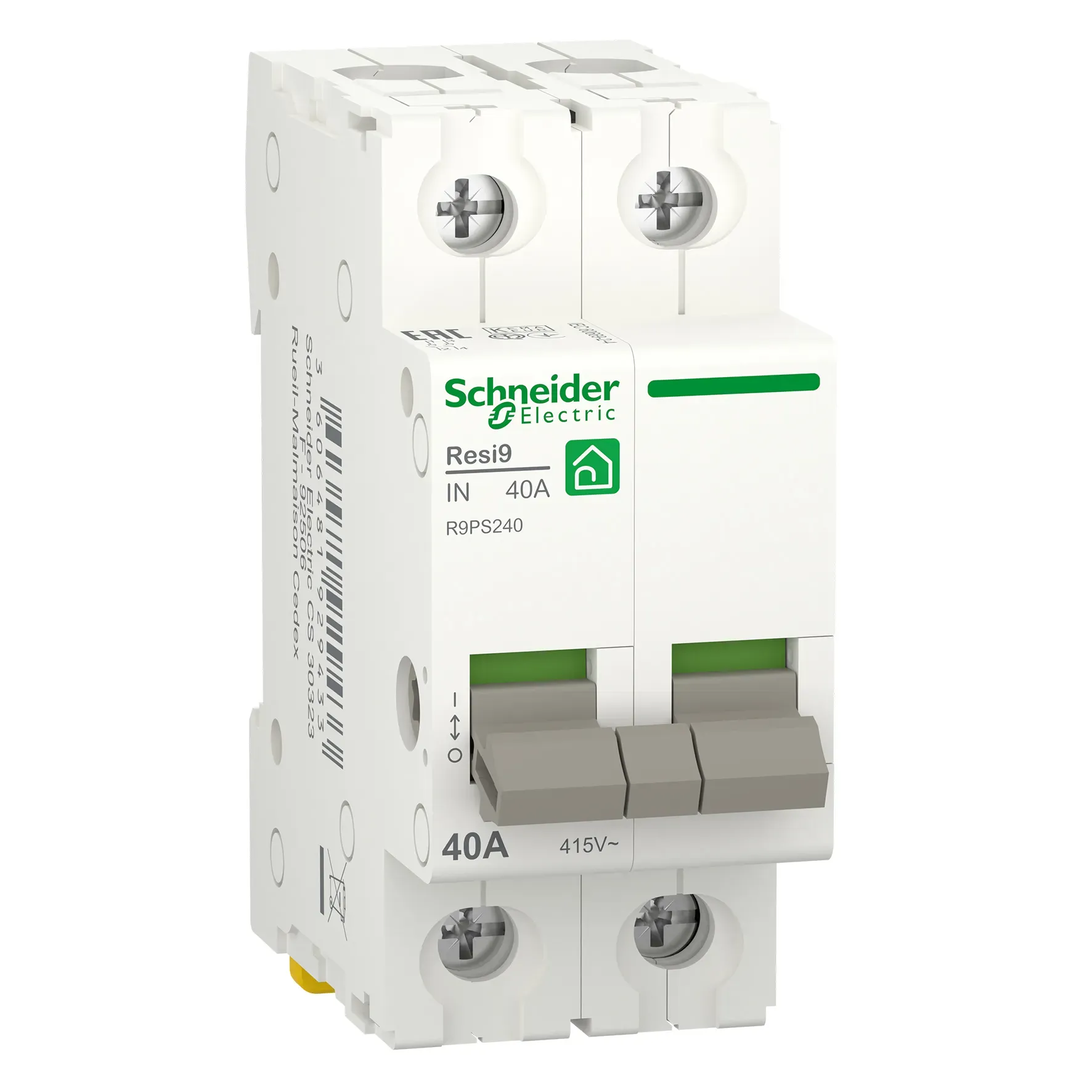 Schneider Electric hoofdschakelaar 2-polig 40A R9PS240