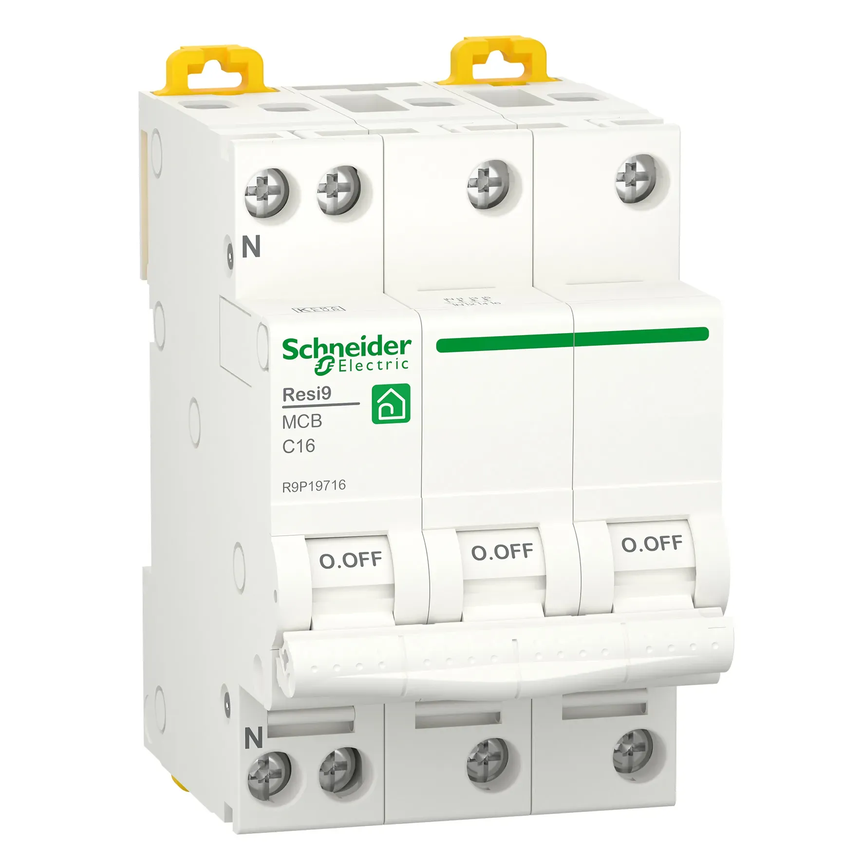 Schneider Electric krachtgroep 3-polig+nul 16A C-kar (R9P19716)