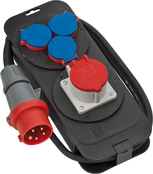 Brennenstuhl stroomverdeler 4-voudig 5-polig 400V 16A IP44