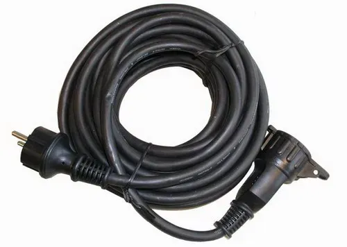 Verlengkabel 20 meter H07RN-F 3x1.5 met Schuko en contrastekker