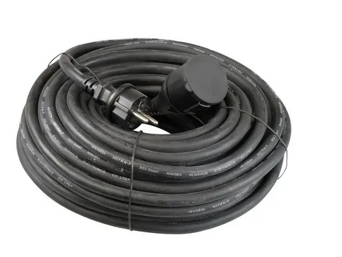 Verlengkabel 25 meter H07RN-F 3x2.5 met Schuko en contrastekker