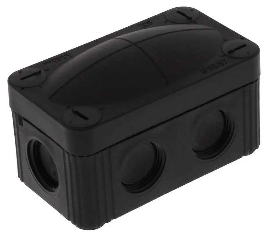 Wiska kabeldoos 85x49mm zwart